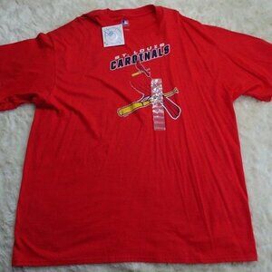 NWT MLB St. Louis Cardinals Red T-Shirt Size 2XL